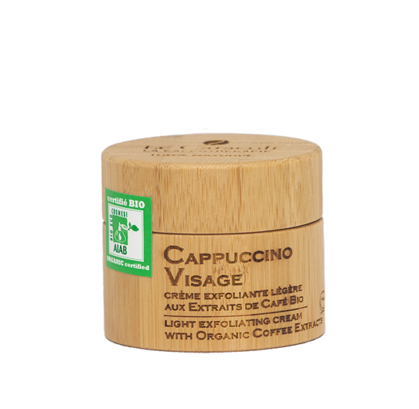 Crème exfoliante visage aux extraits de café bio - 150 ml - Le Caracoli - Cappuccino visage