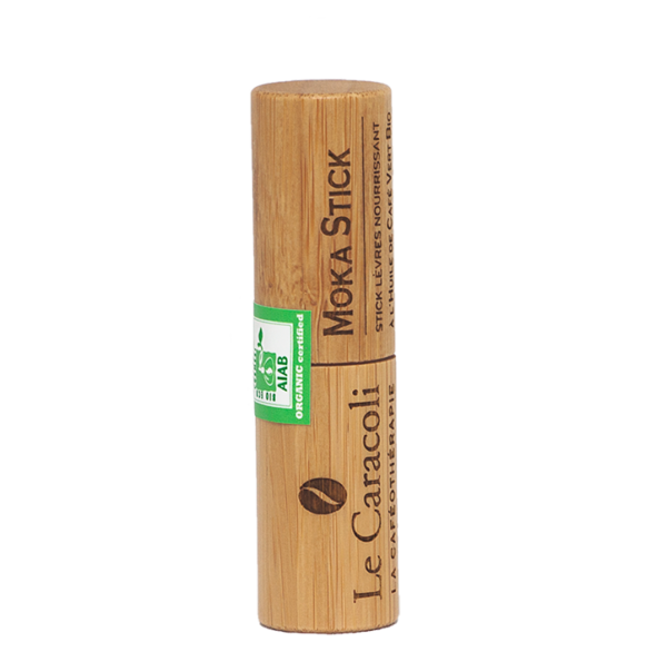 Moka Stick - stick à lèvres nourrissant à l’huile de café vert bio - 5 ml