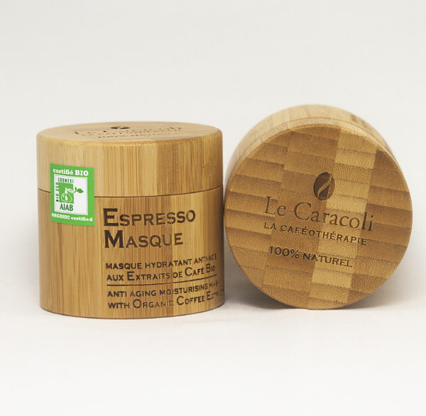 Masque hydratant anti-âge aux extraits de café bio - 150 ml - La caracoli - Espresso masque